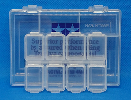 ミニ四駆　本体　パーツ　タミヤケース　２ケースにいろいろ　現状品 ミニ四駆グレードアップパーツ No.163 ミニ四パーツケース | おもちゃ